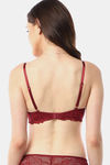 Amante Padded Wired Low Coverage T-Shirt Bra - Rio Red — thumbnail 3
